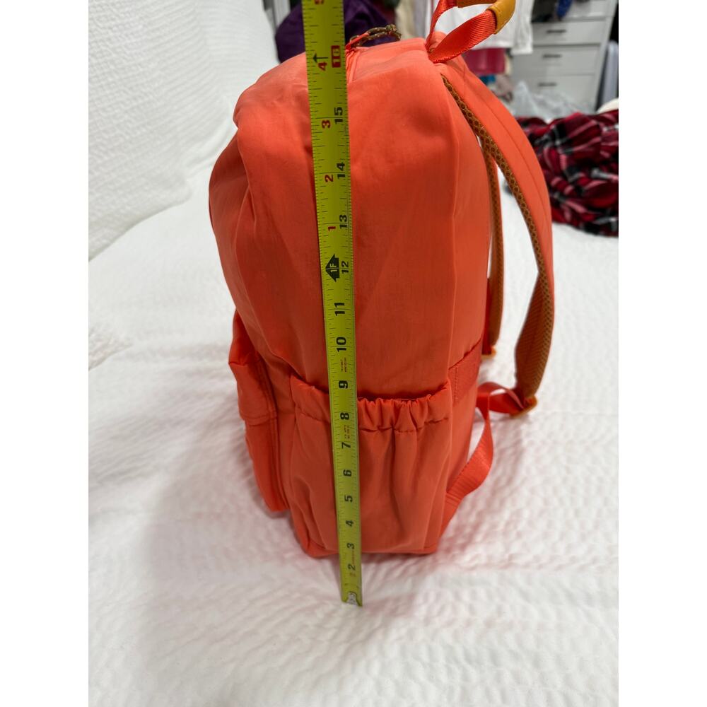 doTERRA Hot Orange Nylon Backpack Travel Daypack School Work Laptop Carryall Bag - Picture 7 of 14